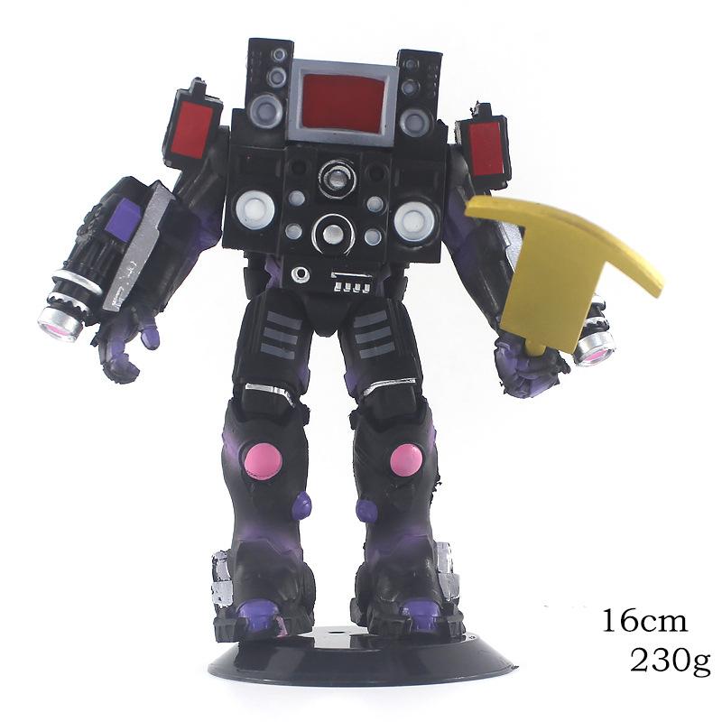 Аниме Skibidi Toilet Man Titan Clockman Фигурка Игрушка для детей Взрослый подарок на день рождения Фигурка Коллекция Кукла