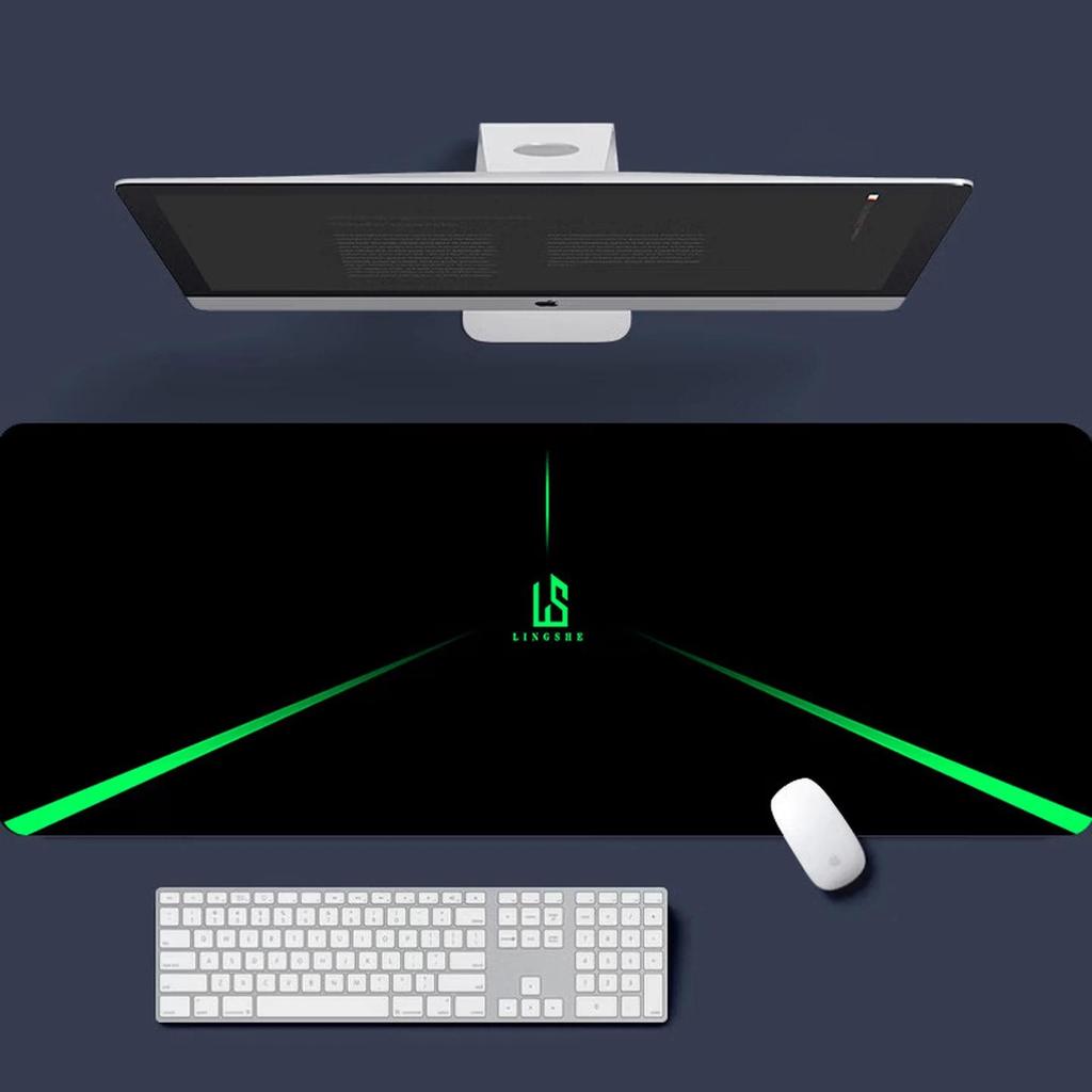 Mouse Pad, 900*400*3mm Extra Large Thick Office Gaming Mouse Pad, Computer Desk Mat, Black