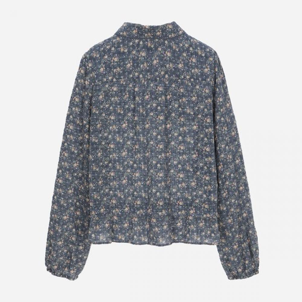 Thursday Island Floral Pintuck Blouse T266mbl144w