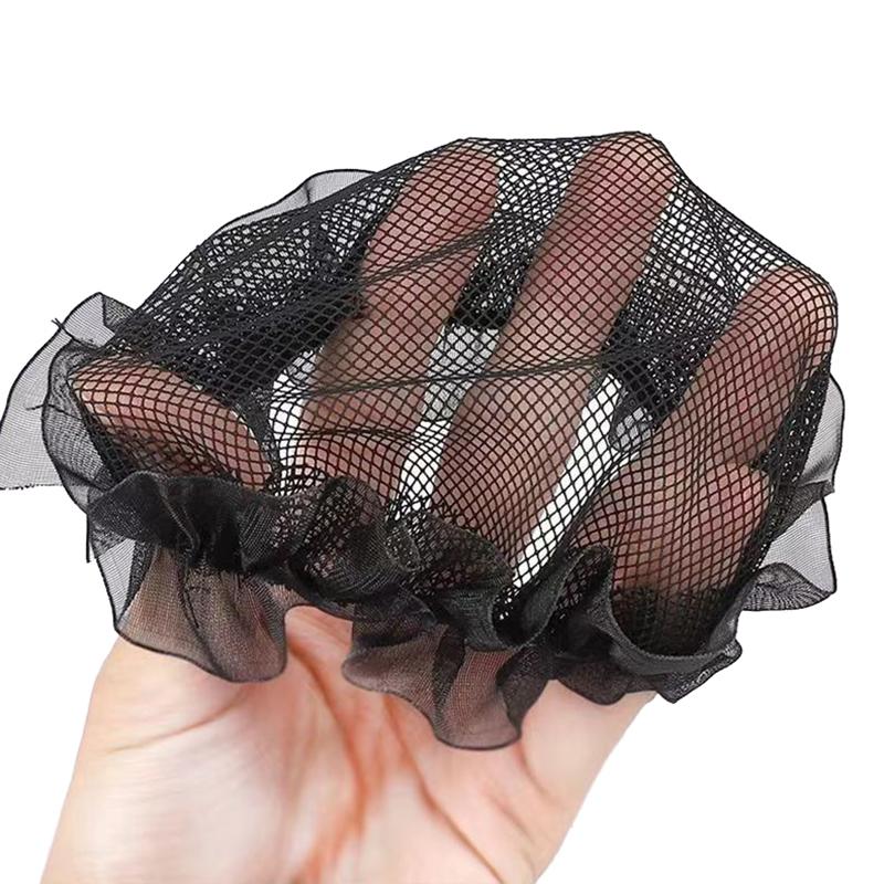 Снуд для пучка Женская сетка для волос Балет Танцы Катание на коньках Вязание крючком Укладка Головные уборы Аксессуары