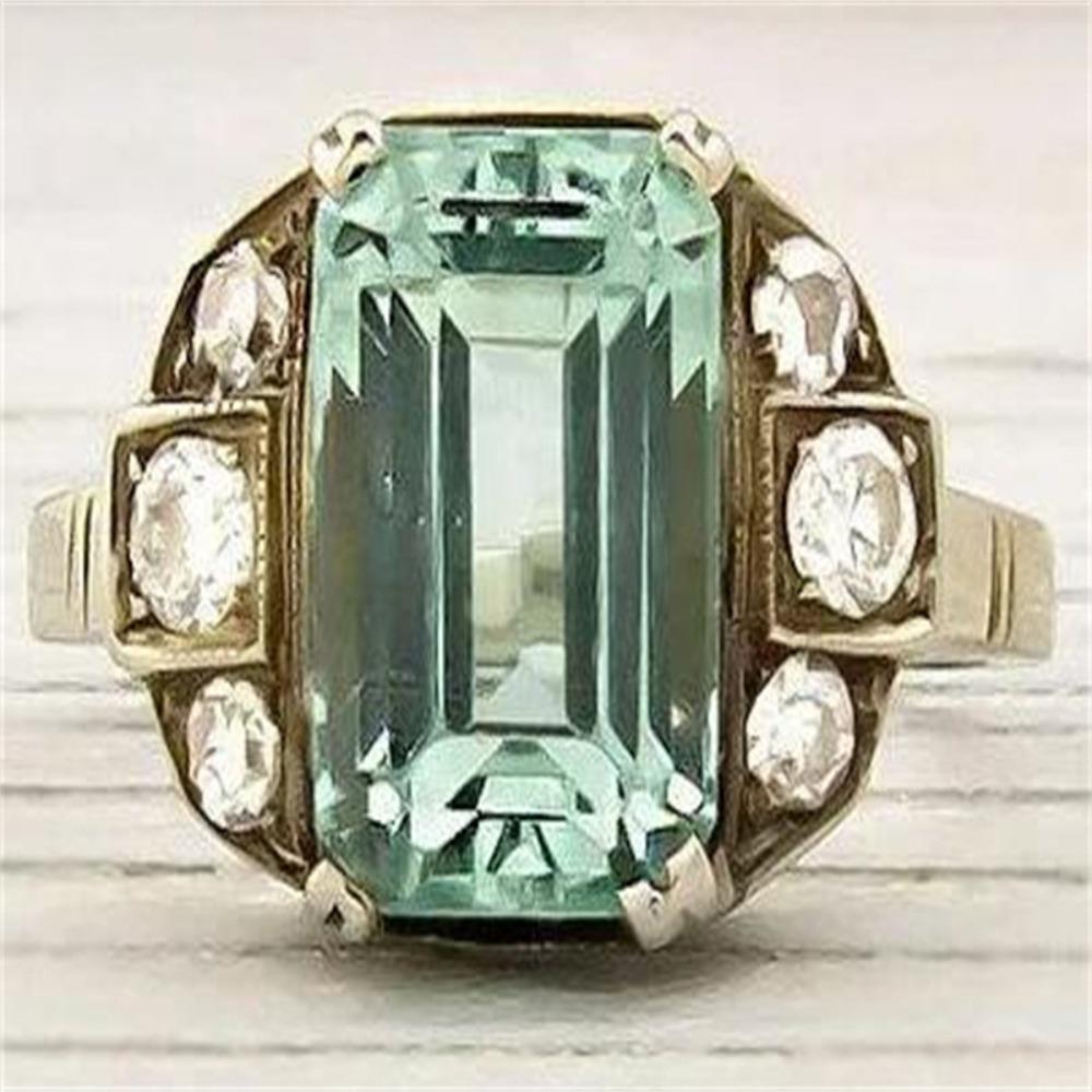 Gorgeous Luxury Rings for Women Wedding Engagement Accessories Unique Female Ring Fashion Jewelry Gifts