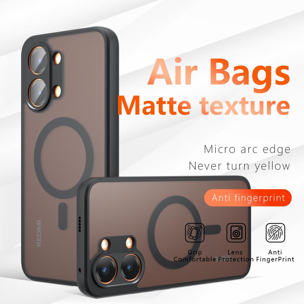 Для Magsafe Магнитный Чехол для Беспроводной Зарядки Для POCO X8 Pro Max POCOX8Pro