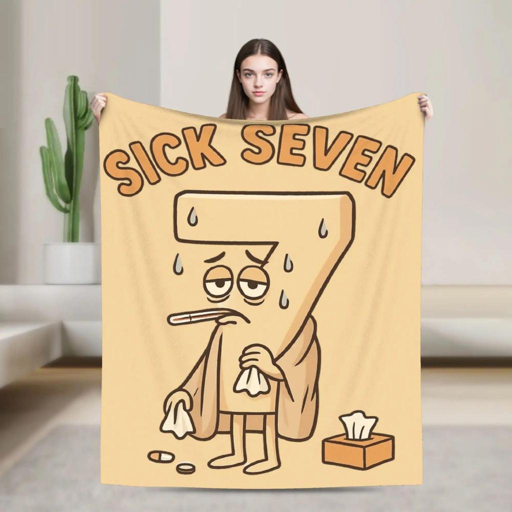 Six Seven Meme Funny Skeleton Blanket Warm Plush Throw for Bed Sofa Outdoor Soft Flannel Bedspread for Boys Girls Men Women