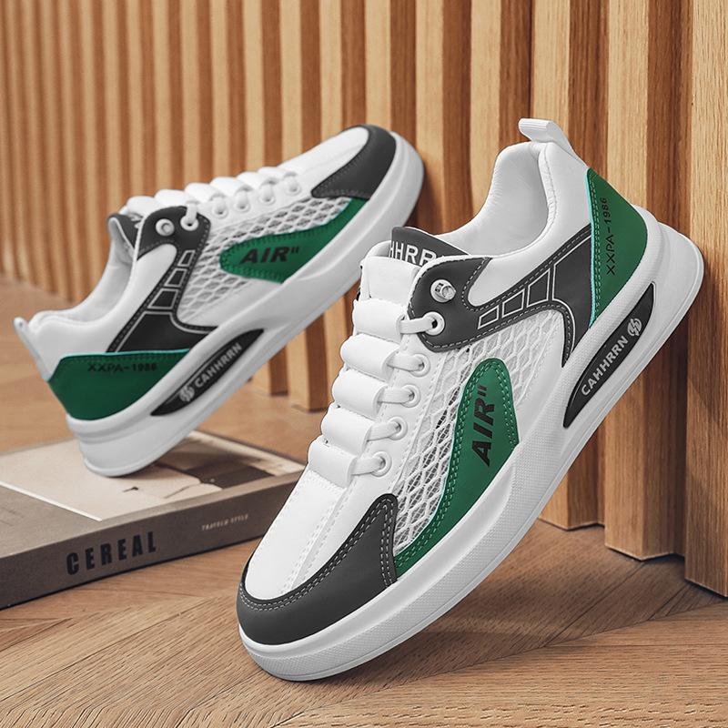 Кеды мужские весна-лето 2025 новая модель без шнурков повседневные универсальные спортивные трендовые мужские туфли на плоской подошве