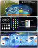Solar RGB Swimming Pool Underwater Lights IP68 Waterproof Lighting  Remote Control Brightness Levels Timer for Pond Pool Lights