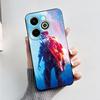 Чехол для Infinix Hot 40i Hot40i Модный Мраморный Черный Силиконовый Мягкий Чехол для Телефона Для Infinix Hot 40i 40 i X6528B Задняя Крышка Fundas