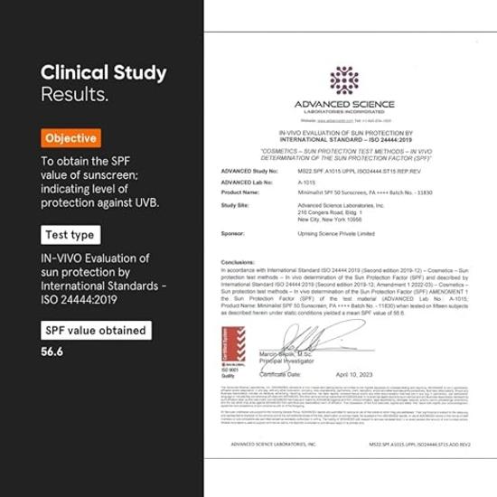 Minimalist Солнцезащитный крем SPF 50 PA++++