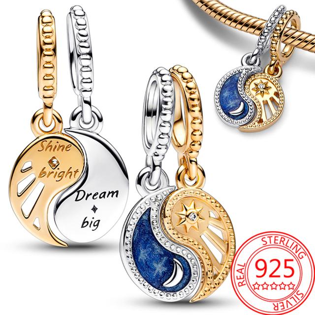 Стерлингового серебра 925 пробы, открывающееся сердце, шоколадная подарочная коробка, подвеска, подходящий браслет, женский ювелирный кулон