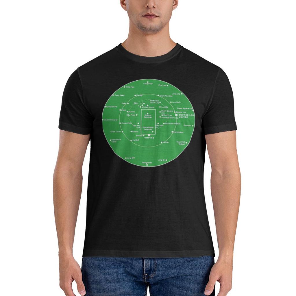 Cricket Pitch Positions Fielding Positions Diagram Home Tshirt Fitness Leisure Versatile Colors Tees