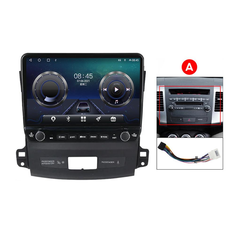 Android Car Radio For Mitsubishi Outlander 2005-2011 With Button Knob 10 Inch Multimedia Player Navigation GPS Carplay 2+32GB