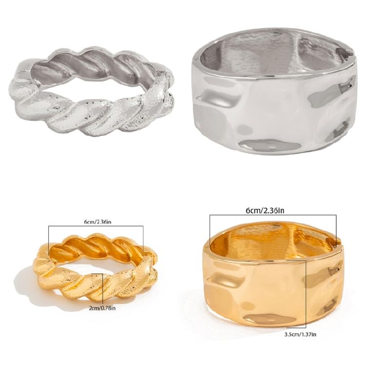 Широкие металлические браслеты для женщин, винтажные, панк, наручные браслеты, гранж, стимпанк, модные браслеты на запястье для повседневной носки, вечеринок