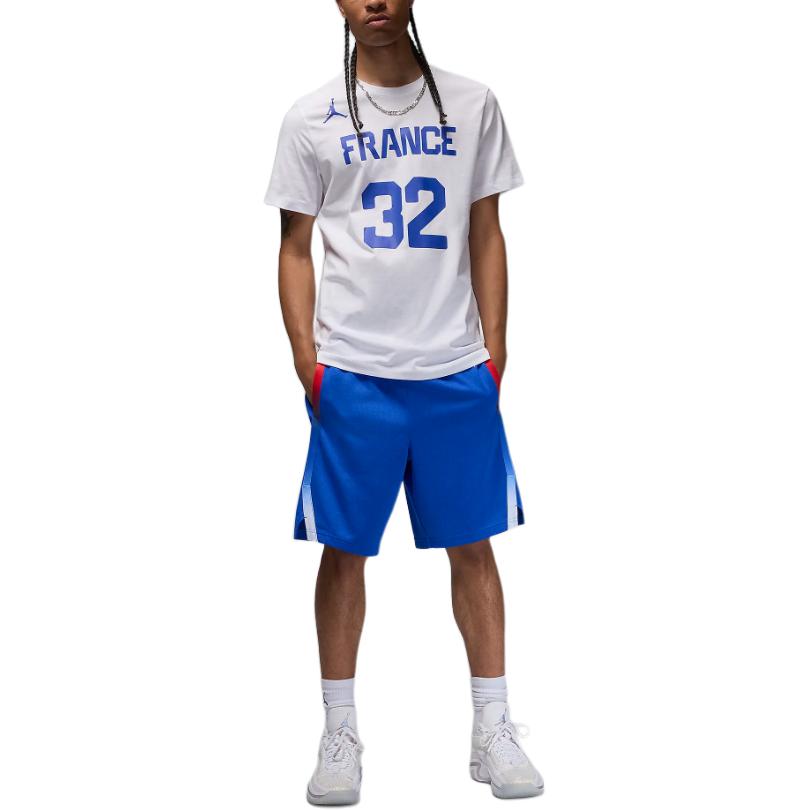 Men's T-Shirt JORDAN Victor Wembanyama France Big Kids' JORDAN Basketball T-Shirt
