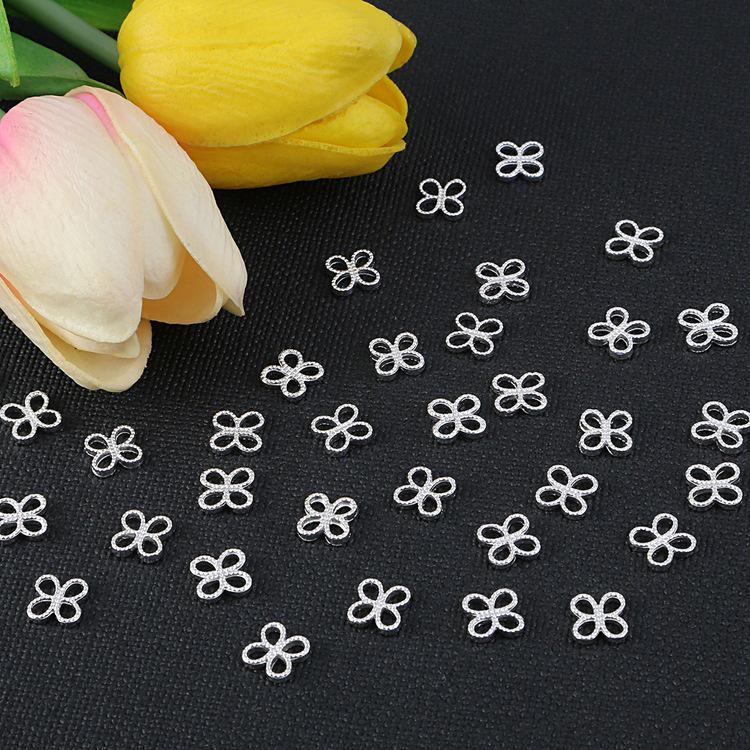 Медная заколка для волос в древнем стиле «Сделай сам» с подвесками в виде клевера и цветка