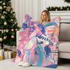 Game M-Muse Dash Throw Flannel Blanket Perfect for Sofa Office Bed Travel Sleep Read Relax Camping Four Season Use