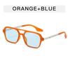 European American Style Men's Sunglasses Square Shape Double Bridge Sun Glasses for Women Vintage Classic Female Glasses