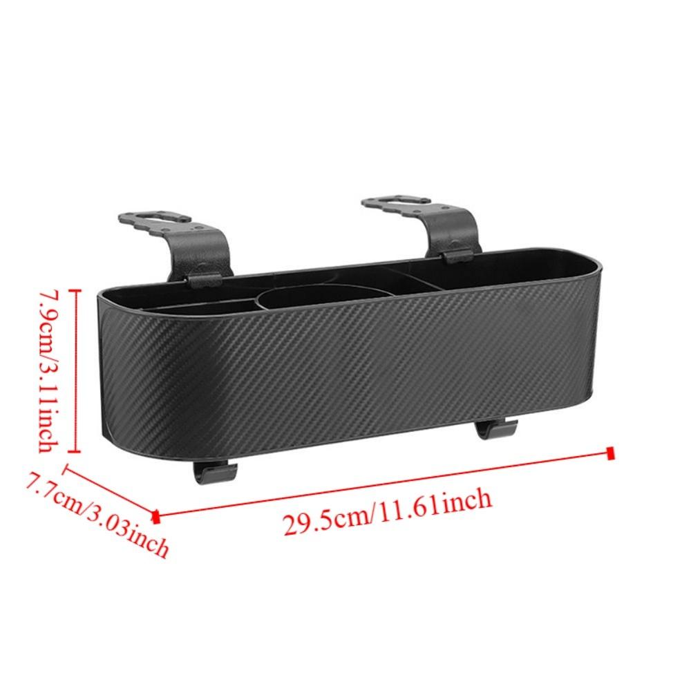 With Hooks Car Interior Cup Holder Partitioned Hanging Headrest Container Car Road Trip