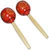 Zen-On Maracas, Round, Red, ZMR-7/RED