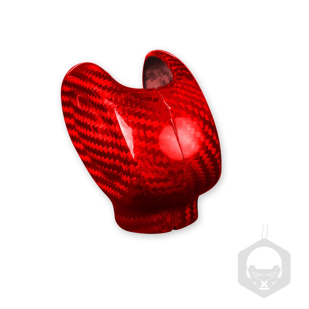 For Mini Cooper F54 F55 F56 F57 F60 Real Carbon Fiber Gear Shift Knob Cover Decorative Interior Retrofitting Car Accessories