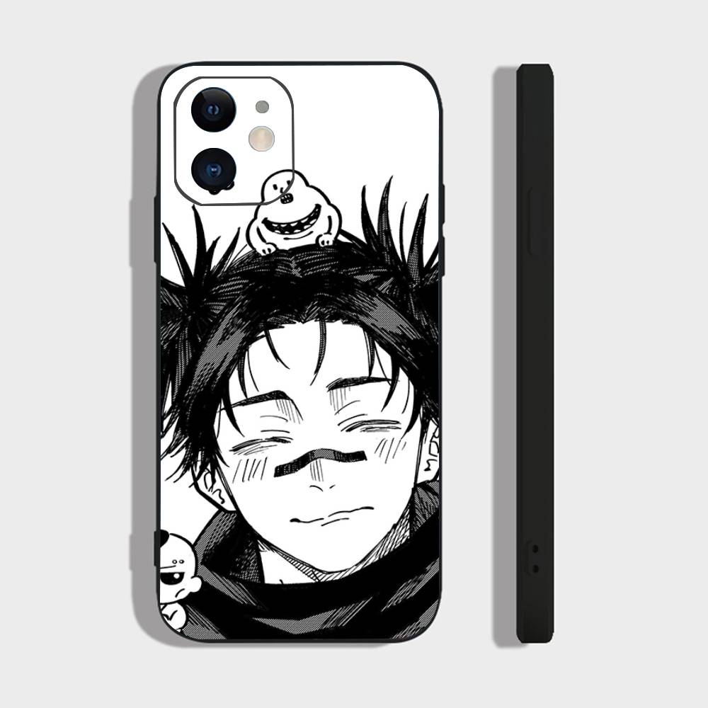 Чехол для телефона Choso Jujutsu K-Kaisen Аниме для iPhone 17 Air 16 15 14 13 Pro Max 11 12 Черный силиконовый чехол