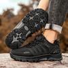 Мужская походная обувь Спорт на открытом воздухе Бег Трекинговая обувь Повседневная водонепроницаемая военная тренировочная обувь для скалолазания Кожаная обувь для горной охоты