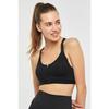 Black Front Zipper Sports Bra