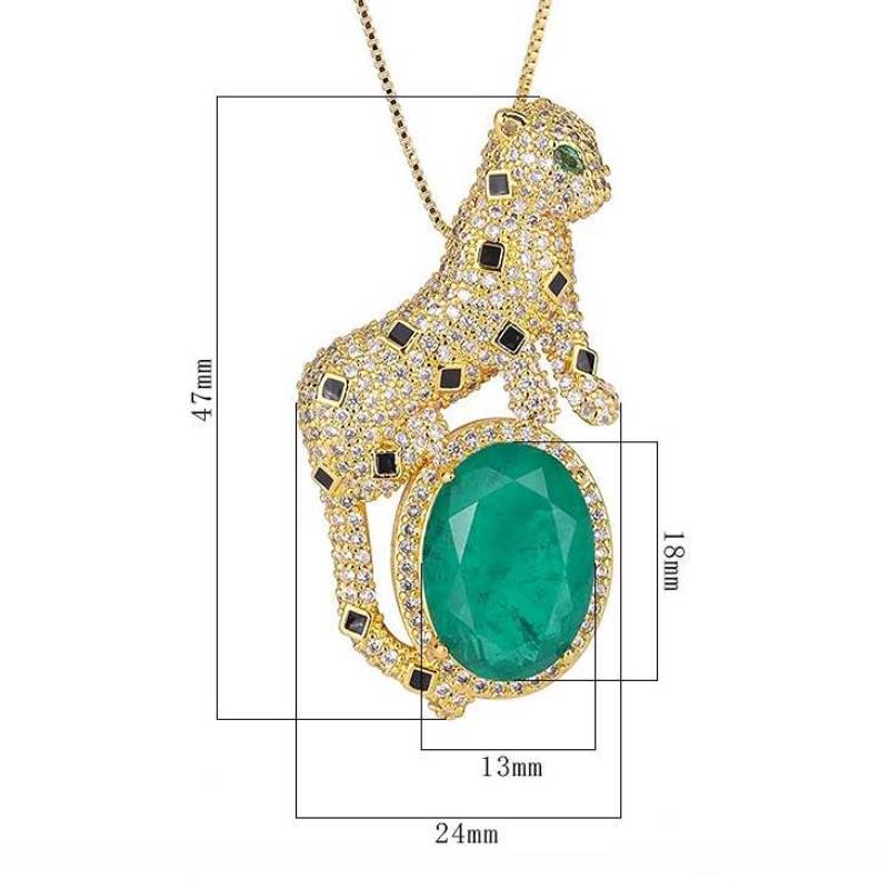 Sace Gems Классический медный сплав Циркон женский кулон ожерелье модный подарок