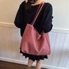 Large-capacity Class Commuter Handbag Solid Color Polka Dot Tote Bag New Summer Versatile Shoulder Armpit Bag