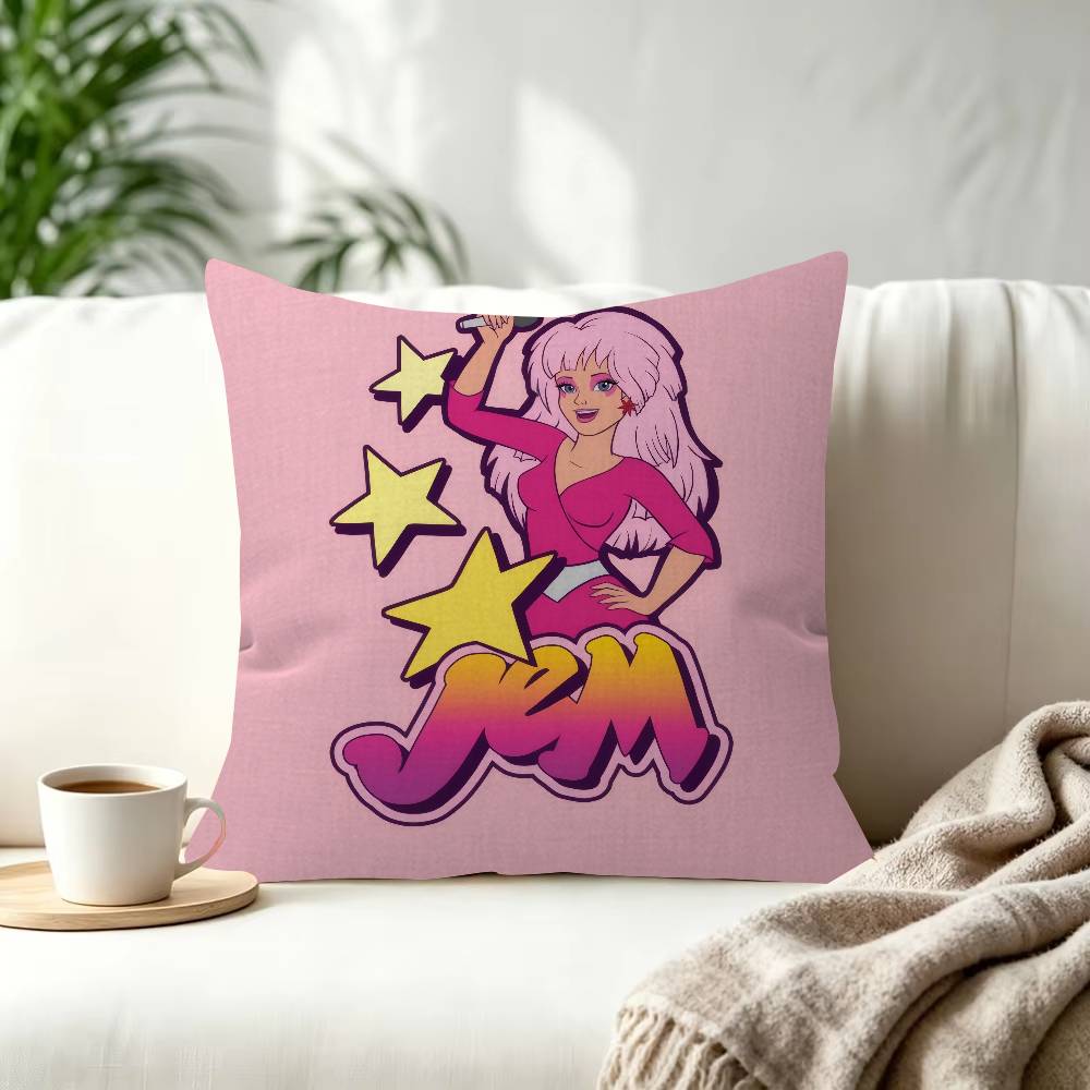 Jem And The Holograms Movie Decorative Room Aesthetics Pillow Case Home Decor Bedroom Sofa Bed Pillow Cover x