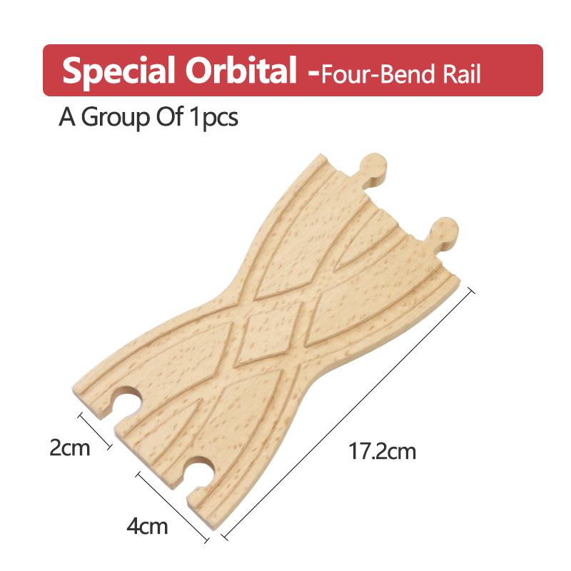 Деревянный маленький игрушечный поезд, детский набор, магнитный поезд, аксессуары, трек KX, игрушка на день рождения для мальчика, подарок X10
