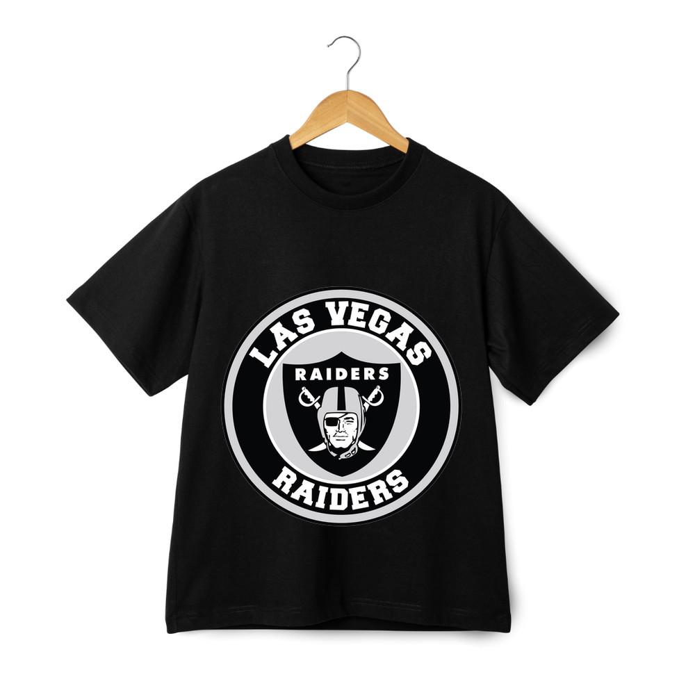 Графическая футболка с логотипом Las Vegas Raiders Футболка для фанатов футбольной команды НФЛ
