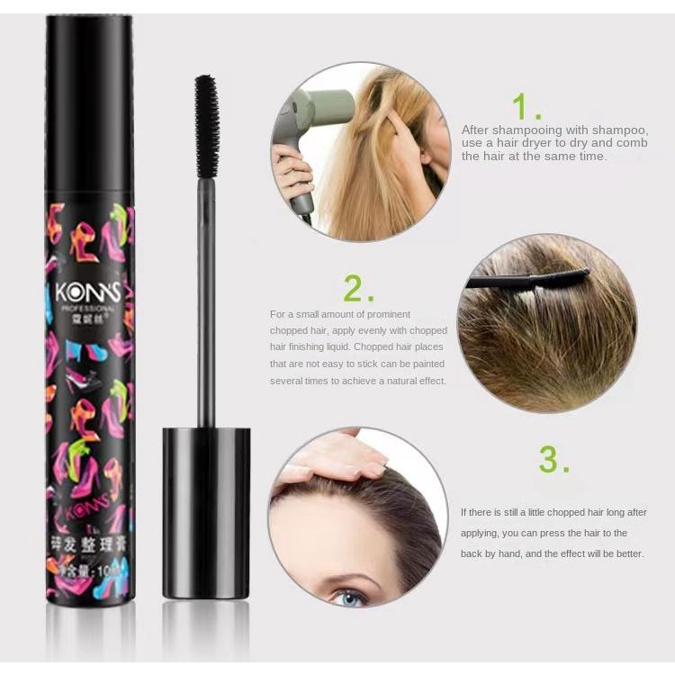 Тушь для укладки волос, сохраняющая линию роста волос не липкой. аксессуары для укладки волос