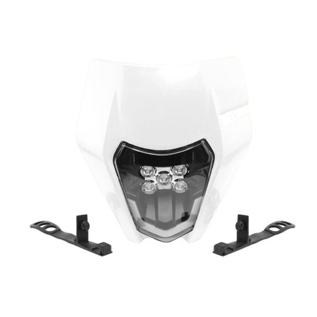 Светодиодная фара для мотоцикла Enduro для KTM EXC XC SX MX XC 125 250 300 450 Универсальная Supermoto Питбайк Мотокросс Пластина для фар