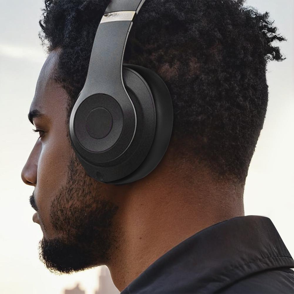 Replacement Ear Pads Protein Leather and Memory Foam Replacement Earpads Headphone Ear Covers for Beats Studio 2/3 B0501 B0500