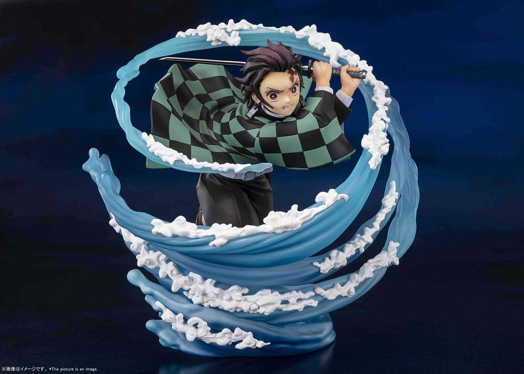 TAMASHII NATIONS Figuarts ZERO Демон Кимэцу но Яиба Камадо Танджиро Водное дыхание 150 мм ПВХ АБС окрашенная полная фигурка Убийца - - Приблизительно. &