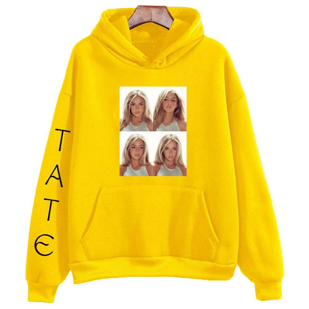 Tate McRae Mind Pullover Hoodie Fashion Casual Hoodies Women Men Long Sleeve Hooded Sweatshirts Streetwear Pullover Trendy Tops