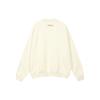 Fear of God Essentials FW21 Эксклюзивный пуловер Innersect с флисовой подкладкой и принтом логотипа, унисекс, цвет Mozzarella 192BT212241F