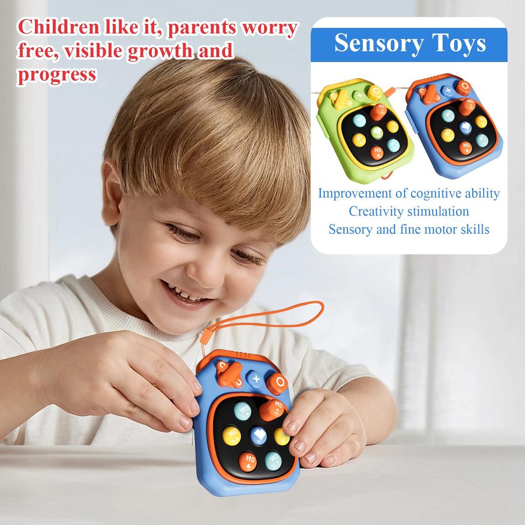 Game Toys For Kids Ages 3 To12, Handheld Whack A Mole, Sensory Toys For Travel, Road Trip Activities, Car Games, Toddlers