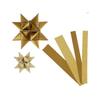 40 Strips of Gold Paper 'Creativ Company' To Create 10 Stars 6.5 and 11.5 Cm