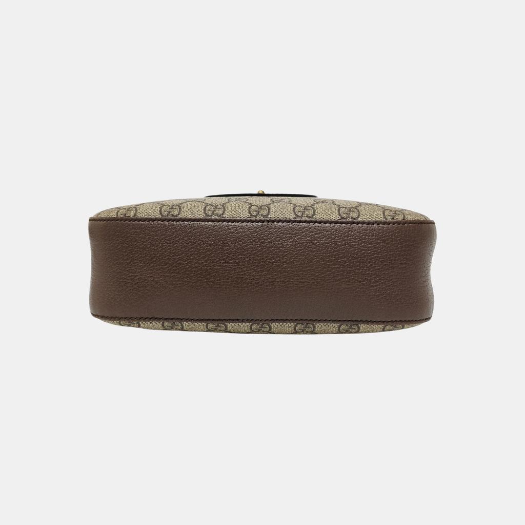 [Б/У] Серия Neo Vintage Металлическая голова тигра с золотым логотипом Монограмма Холст и Кожа Сумка для камеры - Очень хорошее #BOQEC0