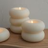 Aromatherapy Candle Round Solid Color Candle Creative Home Decoration Candle Bedroom Birthday Gift