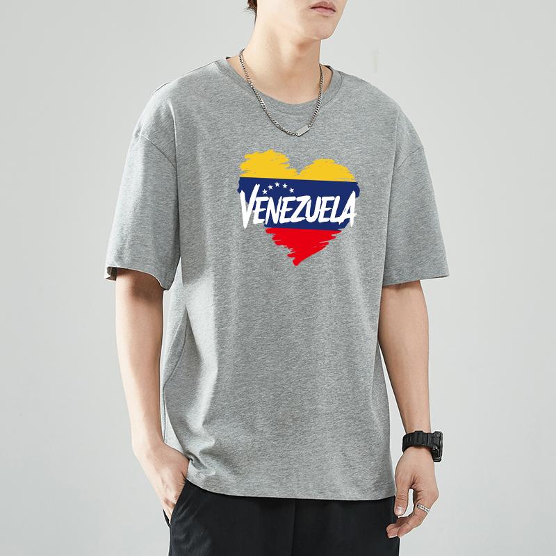 Heat Transfer Sticker Venezuela Heart Thermal Press Diy A-Level Washable Vinyl Hoodies Tops Clothing Stickers