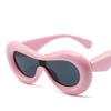 New Oval Sunglasses for Men Women Fashion Retro  Design Shades Eyewear Female Candy Color Goggle Uv400 Glasses De Sol