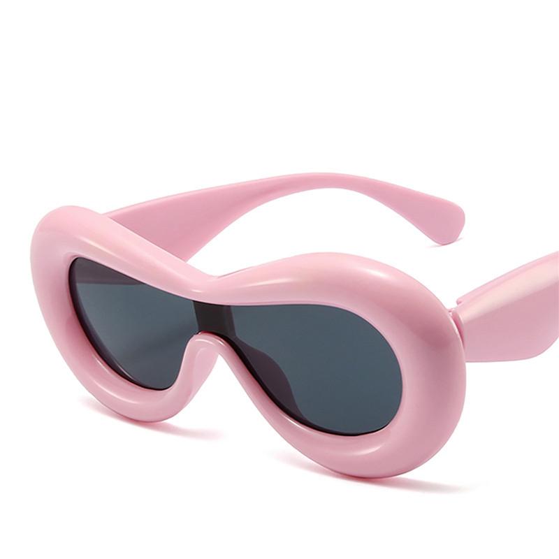New Oval Sunglasses for Men Women Fashion Retro  Design Shades Eyewear Female Candy Color Goggle Uv400 Glasses De Sol