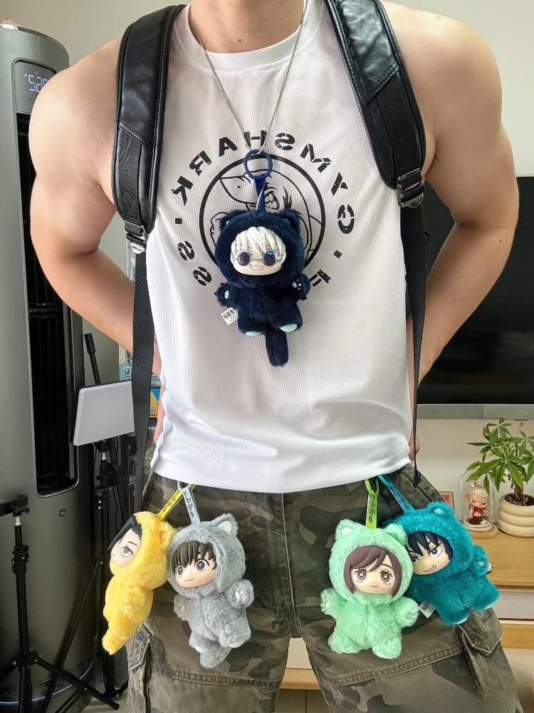 Hot Genuine Kawaii Jujutsu Kaisen 2 Cat Ear Plushie Series Blind Box Mystery Box Anime Toy Room Decoration Collect Festvial Gift