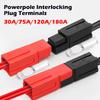 10/50/100/500Pcs Anderson Plug 30A Amp 600V Power Marine Connector Pole For Anderson Powerpole Interlocking Plug Terminals