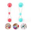 Dog Toys TPR Ball Teeth Grinding Cleaning Teeth Pet Play Suction Cup Elastic Pull Rope Chew Toy Dog Supplies
