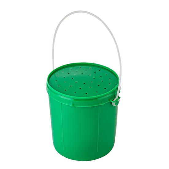 Ведро для наживки с ручкой, большой вместимости, портативное, дышащее, контейнер для дождевых червей, опарышей, червей, приманок, рыболовные снасти