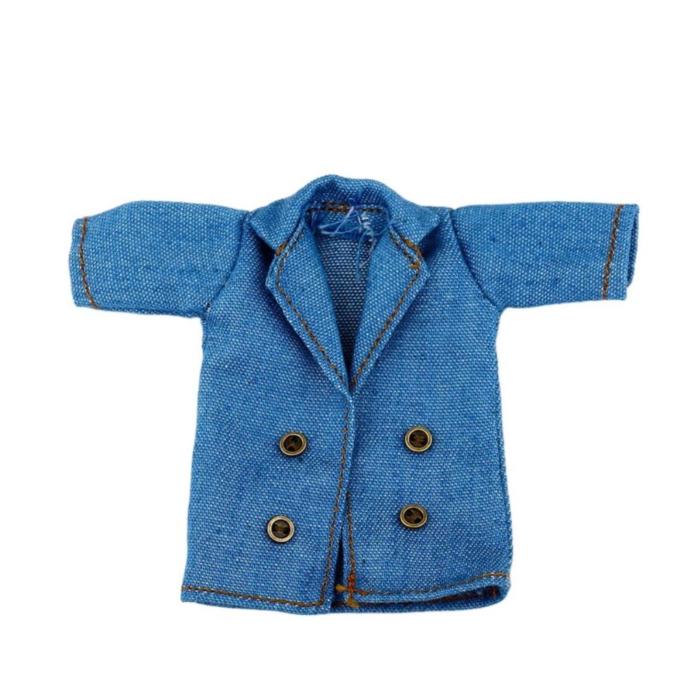 Long Coat OB11 Windbreaker Coat Warm Clothing Doll Clothes DIY Toy Doll Coat Jackets  Kids Gift