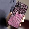 Розовый Бант Леопардовый Дизайн Чехол для Телефона для Google Pixel 7a 8a 9 Pro XL 6 Pro 6a 7 Pro 8 Pro Бампер Роскошный Черный Мягкий Чехол