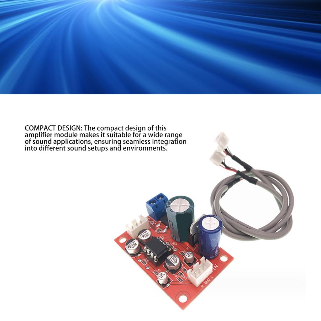 Плата усилителя NE5532, чистый, сильный звуковой выход, модуль предусилителя, плата усилителя звука, постоянный ток 9 В‑24 В